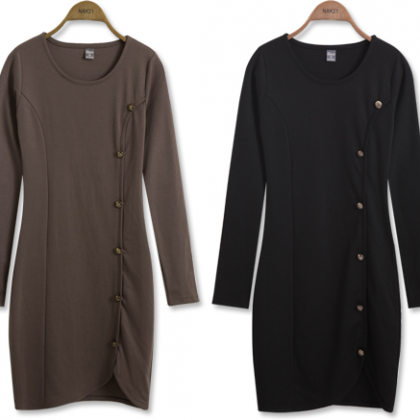 Hot Style Round Collar Long Sleeve ..