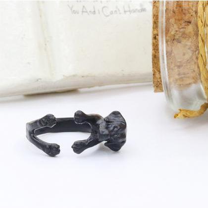 Lovely Chinese Zodiac Cocker Spaniel Ring