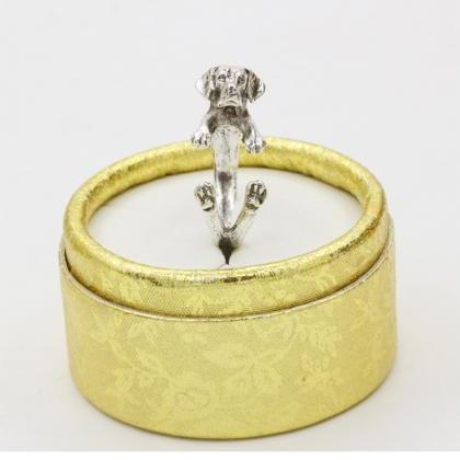 Lovely Chinese Zodiac Cocker Spaniel Ring