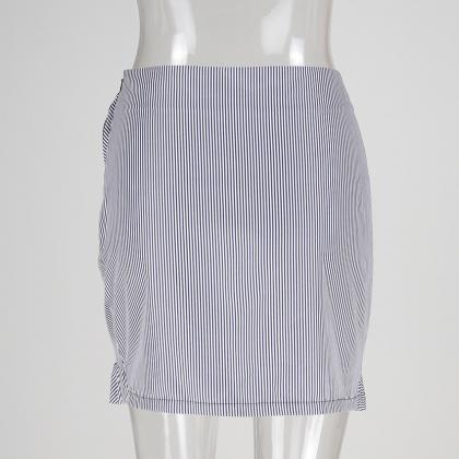 Fashion Summer Stripe Bodycon Skirts