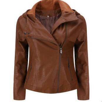 Fashion Hooded Long-sleeved Pure Color..