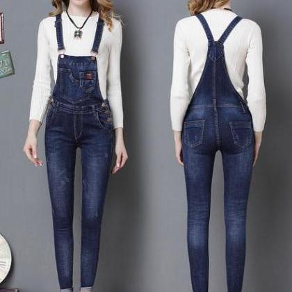 Camisole Bell-bottoms Sheath Backless Pure Denim..