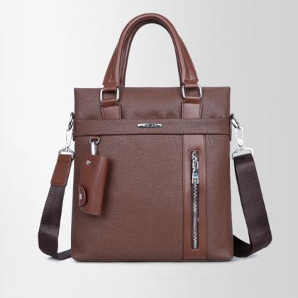 Casual Pu Leather Men's Business Bag