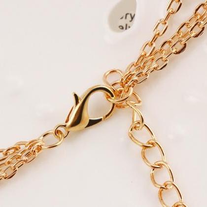 Fashion Contracted Multilayer Metal Necklace