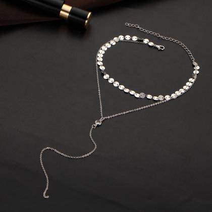 Fashion Set Auger Tassel Pendant Necklace