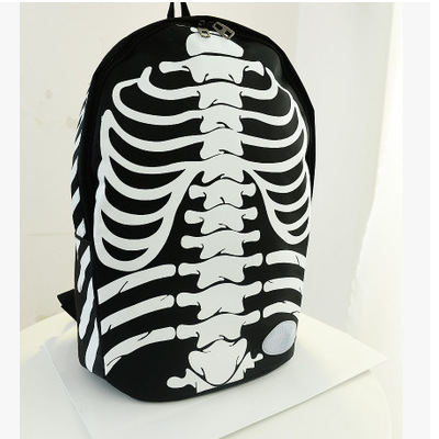 Casual Pirate Skull Printing Unisex Backpack