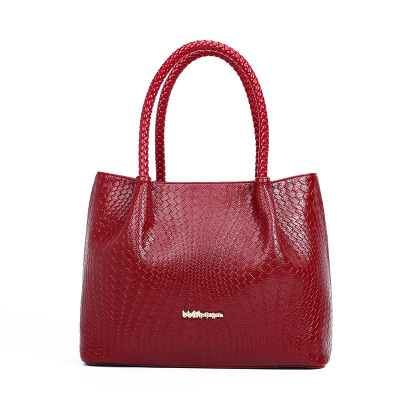 Vogue Knitted Grain Embossing Tote Bag
