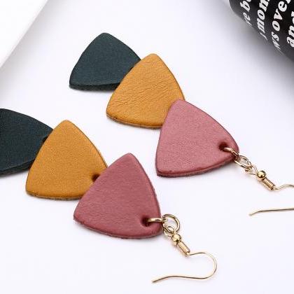 Personality Candy Color Leather Multielement Pearl..