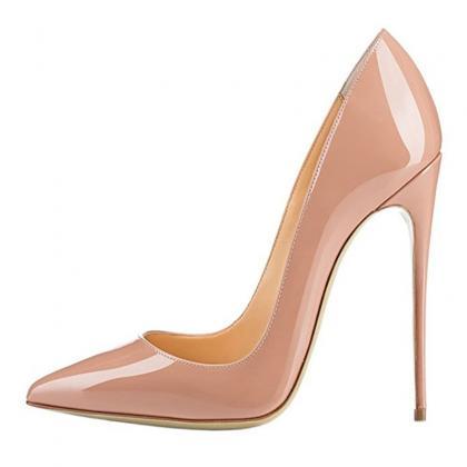 Candy Color Pointed Toe Low Cut Super High..