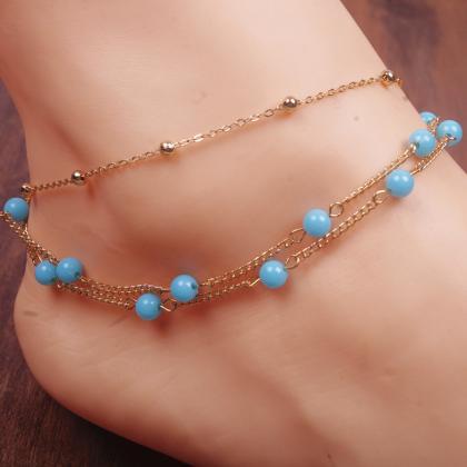 Bohemian Hand Beaded Multilayer Copper Bead..