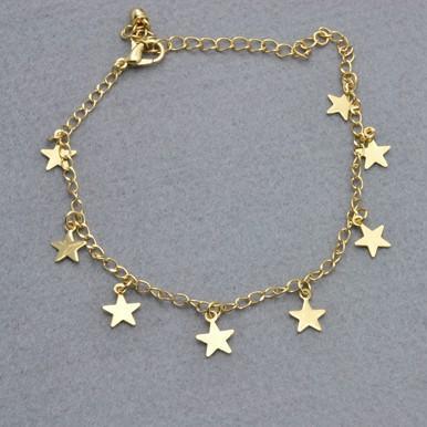 Contracted 8 Loving Star Anklets
