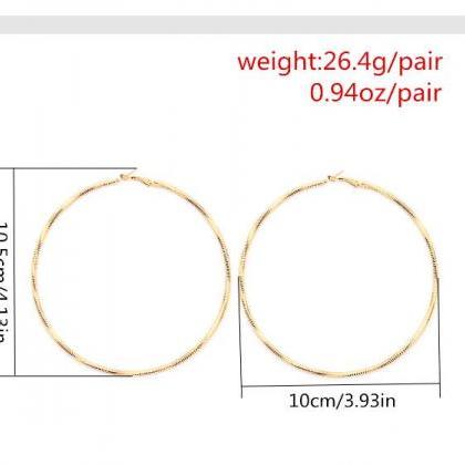 Hollow-out Simple Circle Geometric Earrings