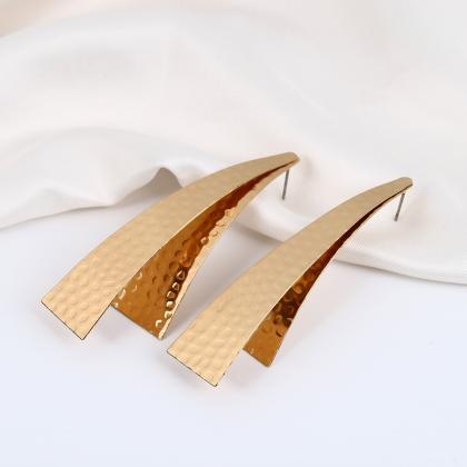 Stylish Simple Geometric Metal Earrings