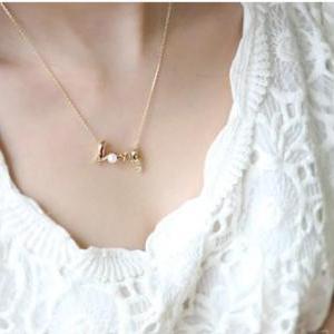 Fashionable And Lovely Letters Necklace