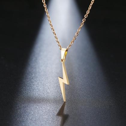 Stainless Steel Necklace Lightning Necklaces For..