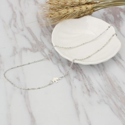 Necklace Jewelry Simple Alloy Birds Necklace..