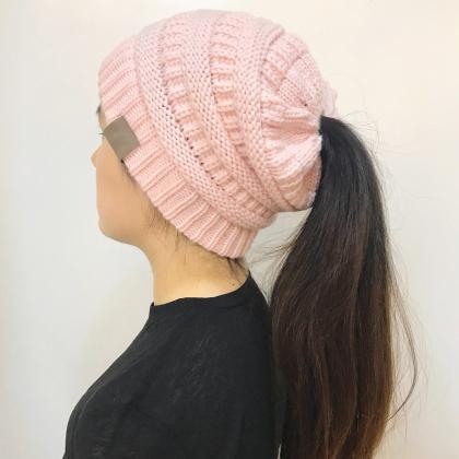 Pink Women's Winter Outdoor Warm Wool..