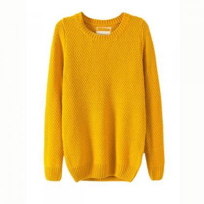 Loose Knit Pullover Sweaters