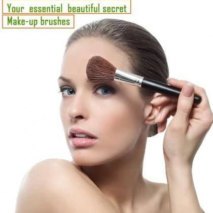 Cosmetic Set Eyeshadow Foundation Wood Pro Make Up..