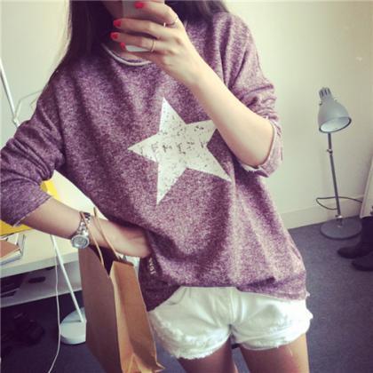 Sexy Fashion Fall Vintage Pullover Women Sweaters..