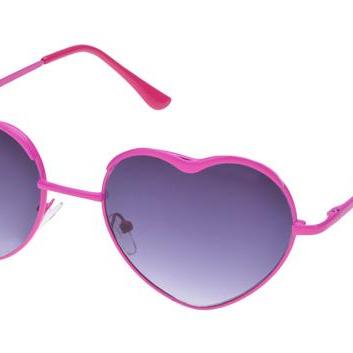 Cool Unisex Heart Shaped Frame Sunglasses
