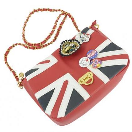 UK Flag Badge Handbag Shoulder Bag