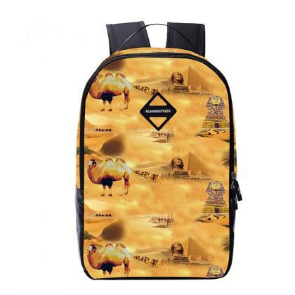 Unique Print Casual Style Backpack Travel Bag