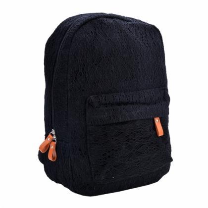 Women Lace Cute Backpack Bag Schoolbag Tote..