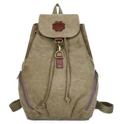 Fashion Retro Bucket Bag School Backpack