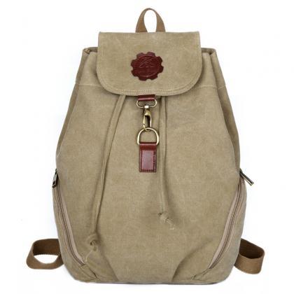 Fashion Retro Bucket Bag School Backpack