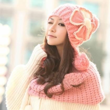 Stylish Women's Knit Winter Warm Cap..