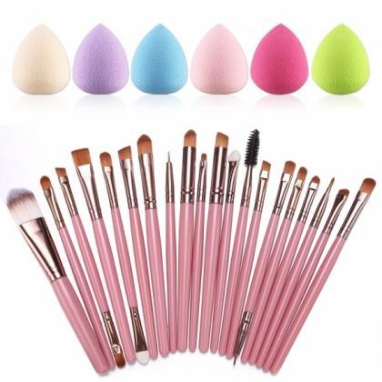 20pcs Makeup Brushes Kit Powder Foundation..