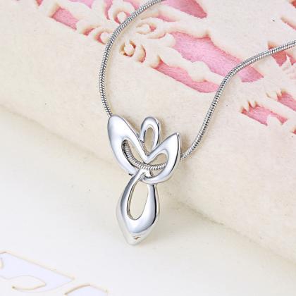 Europe Creative Butterfly Cross Pendant Necklace