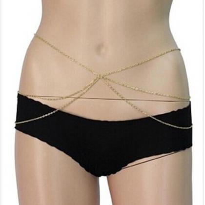 Sexy Exquisite Body Chain Bikini Wa..