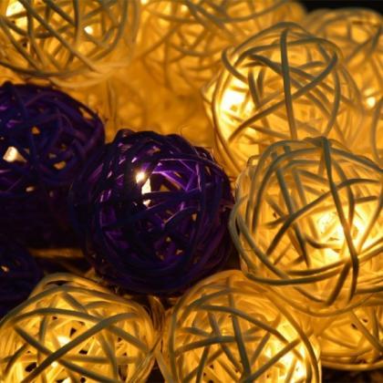 16 Ball Fairy String Lights Party Patio Holiday..