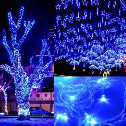 50m 300 Led Blue Lights Decorative Wedding Fairy..