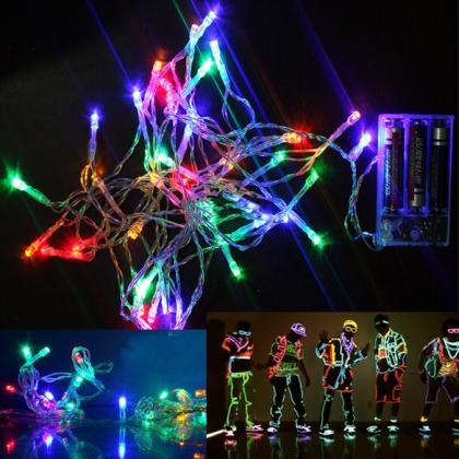 Aa Battery Colorful 4m 30 Led String Fairy Party..