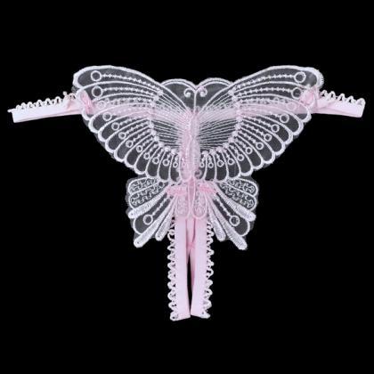 Women's Sexy Butterfly Lace Open..