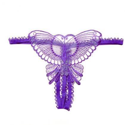 Women's Sexy Butterfly Lace Open..