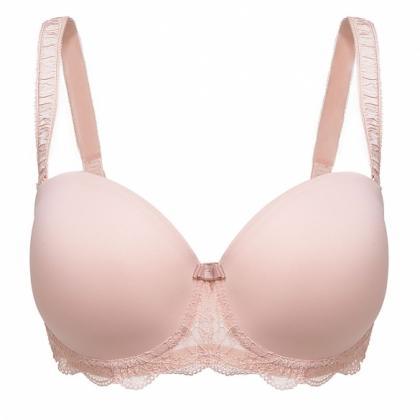 Lace Full Cup Bra In White, Nude And Black