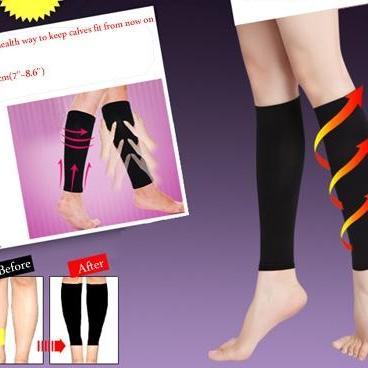 Thin Leg Calves Shaper Burn Plus Size Socks..