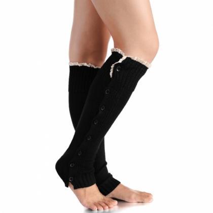 New Fashion Knitted Boot Sock Flat ..