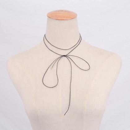 Minimalist Wax String Bowknot Lady's..