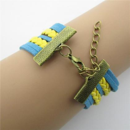 Love Starfish Colorful Leather Bracelet