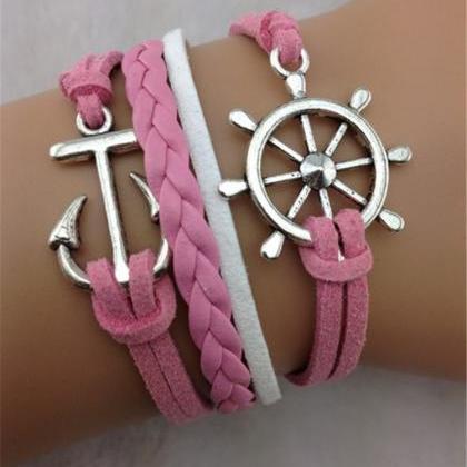 Anchor Rudder Beautiful Hand-made Bracelet