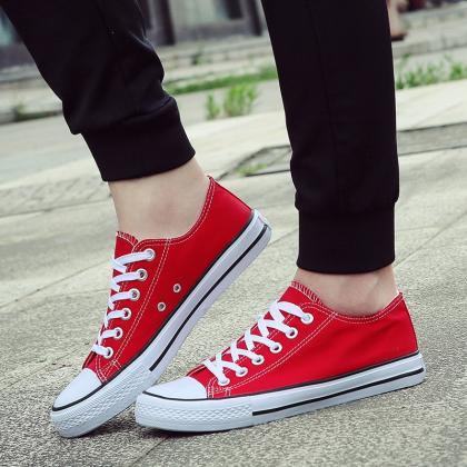 Classic Low Cute Canvas Lovers Sneakers