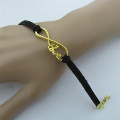 Romantic Love Velvet Rope Woven Bracelet
