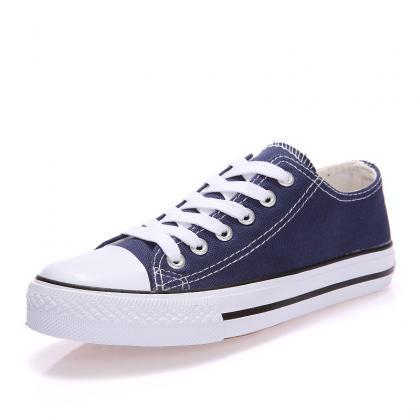 Classic Lace Up Couple Canvas Sneakers