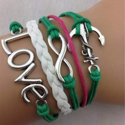 Love Anchor Fashion Bracelet
