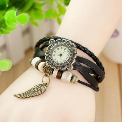 Retro Wings Bracelet Wrist Watch